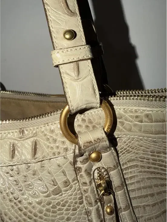 Brahmin Belinda Handbag Beige/Taupe - Picture 2 of 9